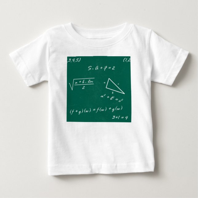T-shirt Pour Bébé professeur de mathématiques algebra geek (Devant)