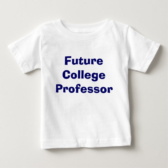 T-shirt Pour Bébé Professeur du futur (Devant)