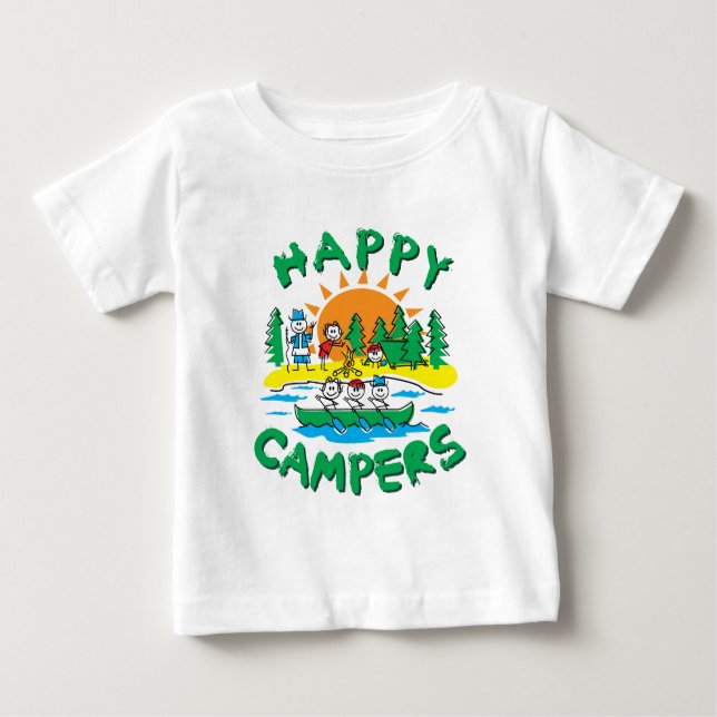 T-shirt Pour Bébé Profondément satisfaits (Devant)