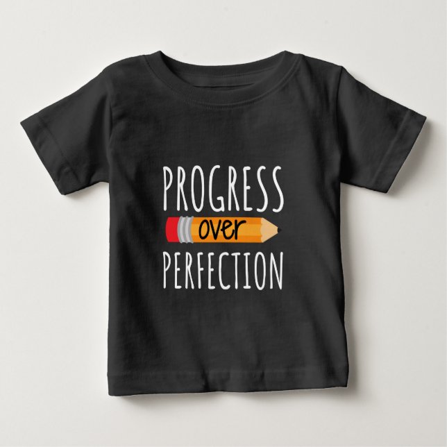 T-shirt Pour Bébé Progress Over Perinfection (Devant)