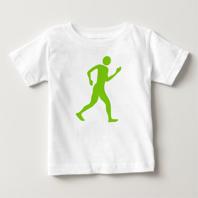 T-shirt Pour Bébé Promenade - Martian Green (Devant)