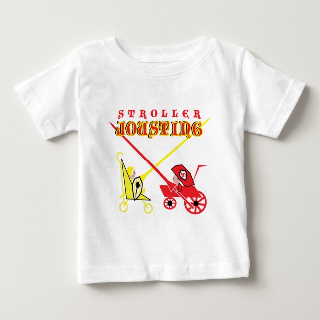 T-shirt Pour Bébé Promeneur joutant (Devant)