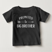 T-shirt Pour Bébé Promu à Big Brother Pregnancy Faire-part (Devant)