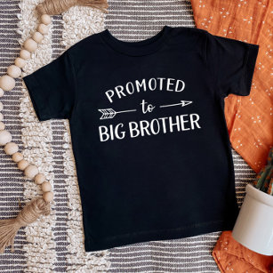 T-shirt Pour Bébé Promu à Big Brother Pregnancy Faire-part