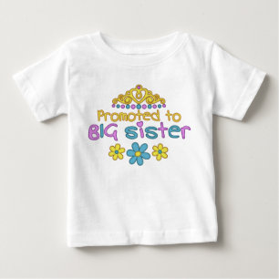 T-shirt Pour Bébé Promu à la grande soeur