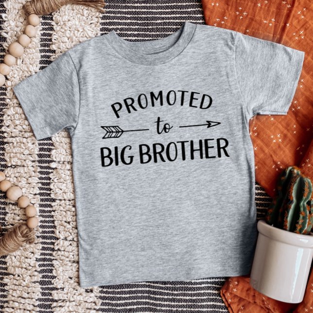 T-shirt Pour Bébé Promu au Frère Big Brother Matching Sibling (Créateur téléchargé)