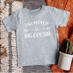 T-shirt Pour Bébé Promu au statut de Grand Cousin de la Famille Corr