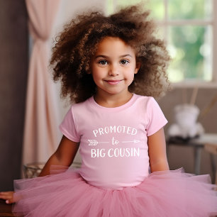 T-shirt Pour Bébé Promu au statut de Grand Cousin, tenue assortie à