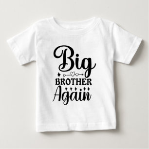 T-shirt Pour Bébé Promu dans Big Brother 2026 Dinosaur T-Rex Garçons