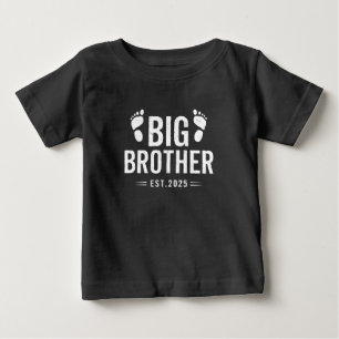 T-shirt Pour Bébé Promu dans Big Brother Est. 2025 Bébé Annonce