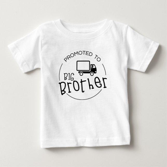 T-shirt Pour Bébé Promu grand frère  (Devant)