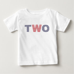T-shirt Pour Bébé Prop photo pour vêtements de fête du 2e annivers