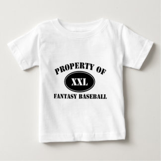 T-shirt Pour Bébé Propriété de base-ball d'imaginaire