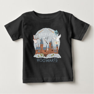 T-shirt Pour Bébé Propriété de Hogwarts Cartoon Graphic