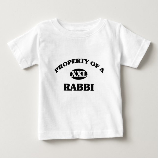 T-shirt Pour Bébé Propriété de RABBIN (Devant)