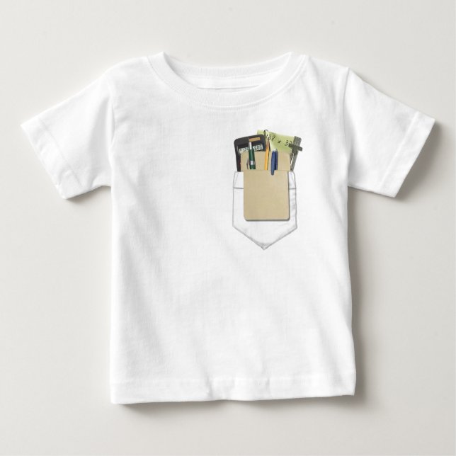 T-shirt Pour Bébé Protecteur de poche (Devant)