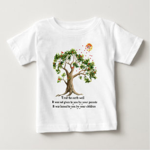 T-shirt Pour Bébé Proverbe kenyan de nature