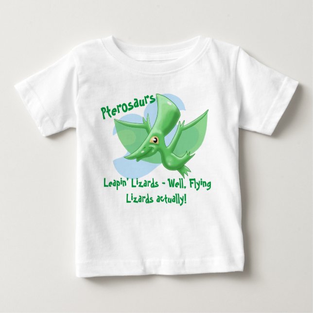 T-shirt Pour Bébé Ptérosaure - Leapin’ Lizards (Devant)