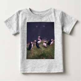 T-shirt Pour Bébé Puffins de l'Atlantique