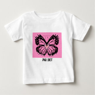 T-SHIRT POUR BÉBÉ PUISSANCE DE ROSE2, BEAUTÉ ROUGE, RÉGIME PKU