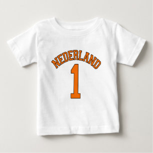 T-shirt Pour Bébé Puissance néerlandaise de Néerlandais de base-ba