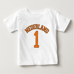 T-shirt Pour Bébé Puissance néerlandaise de Néerlandais de base-ball