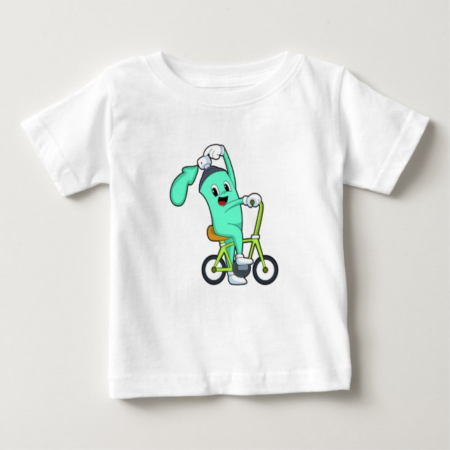 T-shirt Pour Bébé Pulvériser la boîte à vélo (Devant)