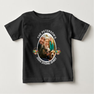 T-shirt Pour Bébé Pun de Pâques Chemise de teinture photo de famil