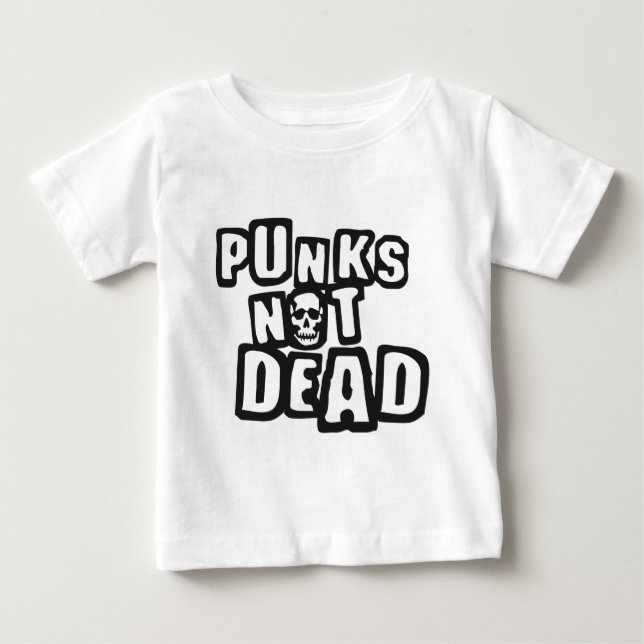 T-shirt Pour Bébé punks urgence mort (Devant)