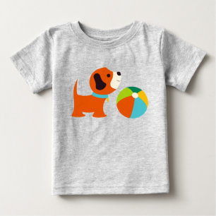 T-shirt Pour Bébé Puppy Love bébé Creeper biologique
