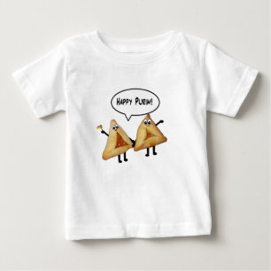 T-shirt Pour Bébé Purim heureux mignon Hamantaschen