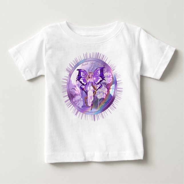 T-shirt Pour Bébé Purple Sun Fairy (Devant)