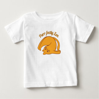 T-shirt Pour Bébé Purrfect Kitty Yoga Chat Todler