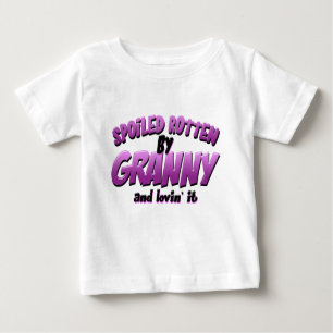 T-shirt Pour Bébé Putréfié corrompu par mamie