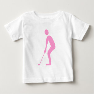 T-shirt Pour Bébé Putting - Rose