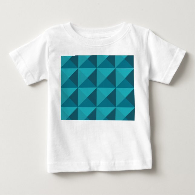 T-shirt Pour Bébé Pyramides d'azur (Devant)