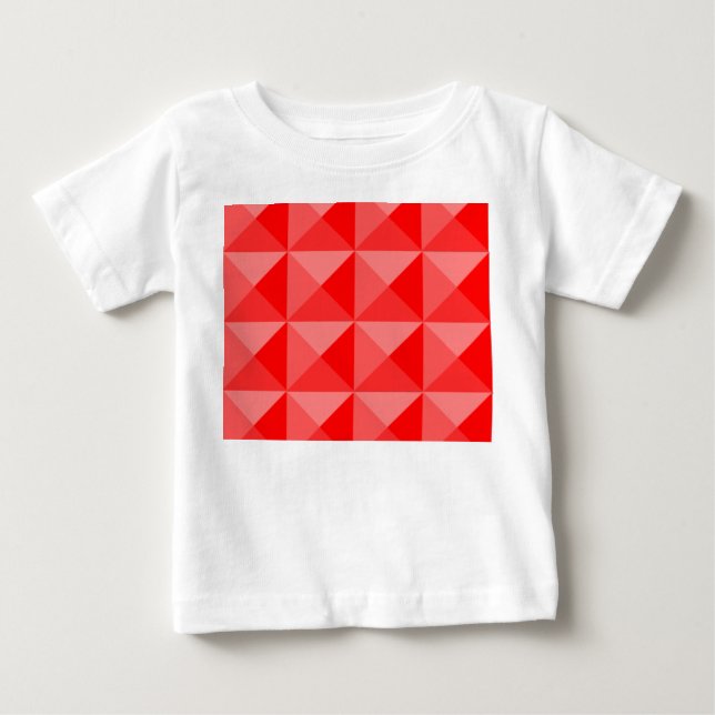 T-shirt Pour Bébé Pyramides rouges (Devant)
