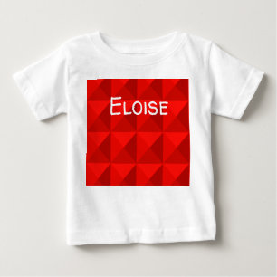 T-shirt Pour Bébé Pyramides rouges de pomme de bonbons