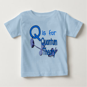 T-shirt Pour Bébé Q est pour la théorie de Quantum