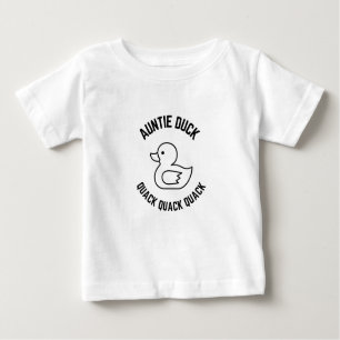 T-shirt Pour Bébé Quack Quack Quack Quack de canard Tante