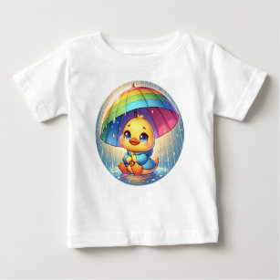 T-shirt Pour Bébé Quackers Rainy Day