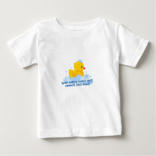 T-shirt Pour Bébé Quand les canards en caoutchouc s'unissent
