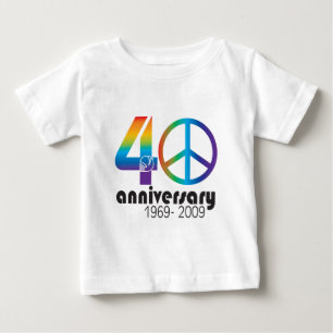 T-shirt Pour Bébé quarantième Anniversaire 1969-2009