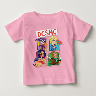 T-shirt Pour Bébé Quartet Filles DC Super Hero
