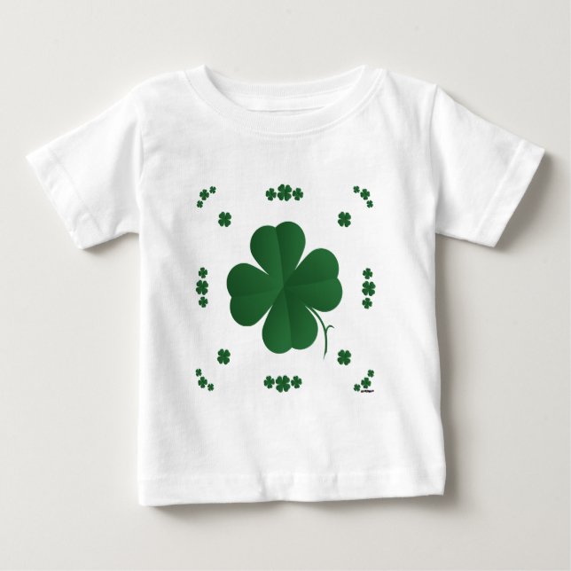 T-shirt Pour Bébé Quatre Cloches De Feuille (Devant)