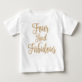 T-shirt Pour Bébé Quatre et fabuleux
