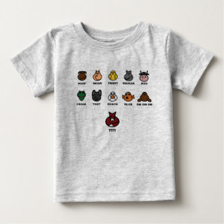 T-shirt Pour Bébé Que dit le renard ?