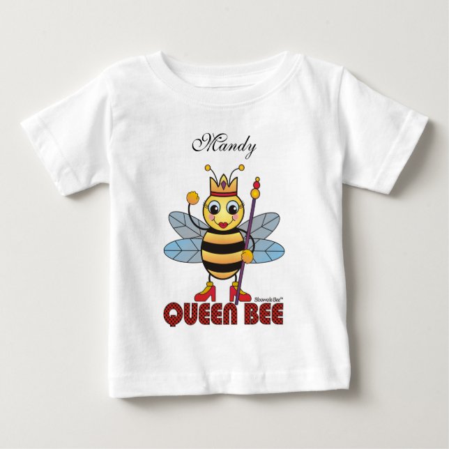 T-shirt Pour Bébé Queen Bee (Devant)