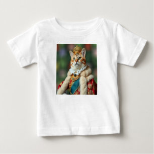 T-shirt Pour Bébé Queen cat