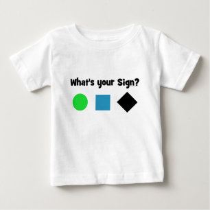 T-shirt Pour Bébé Quel est votre signe ?